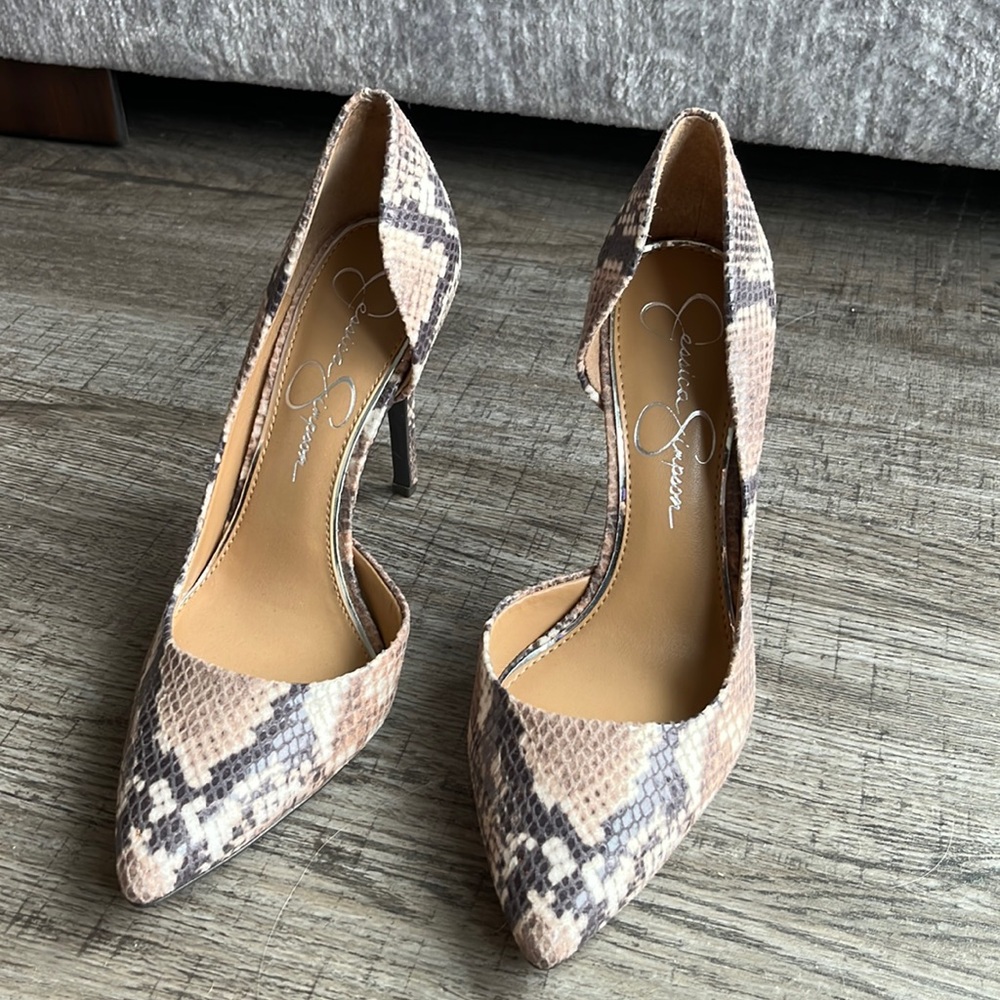 Snake skin new heels